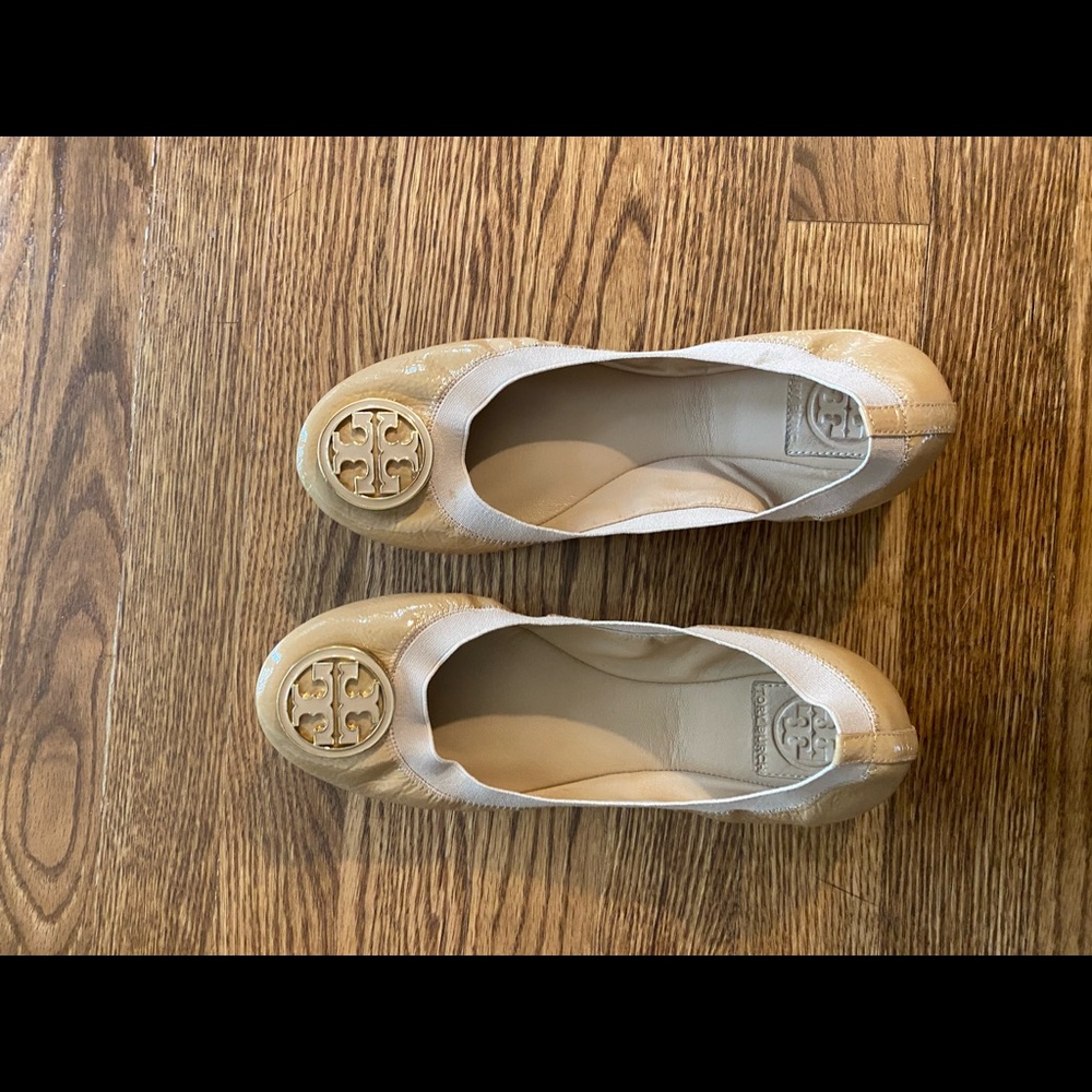 Tory Burch Nude Flats